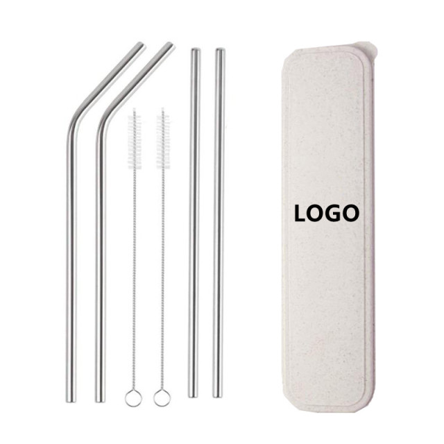 Reusable Straw Set with Case,Beverage Promo Solutions,Reusable Straw Set with Case for Beverage Brands | BPS
