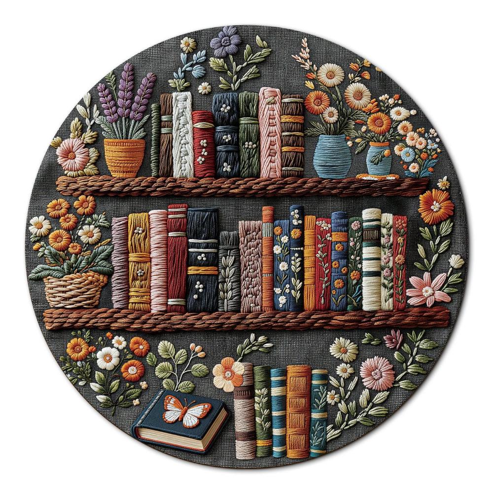 Floral Bookshelf