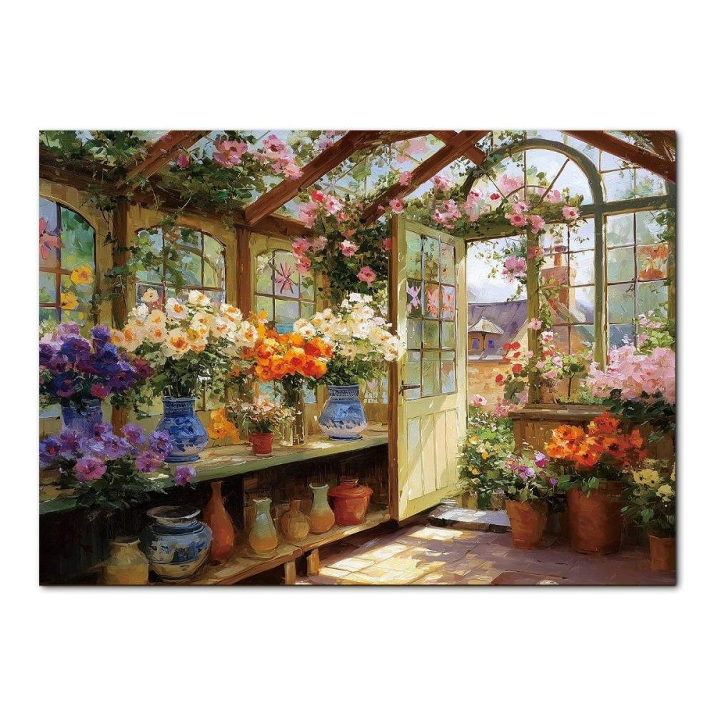 Sunlit Flower House