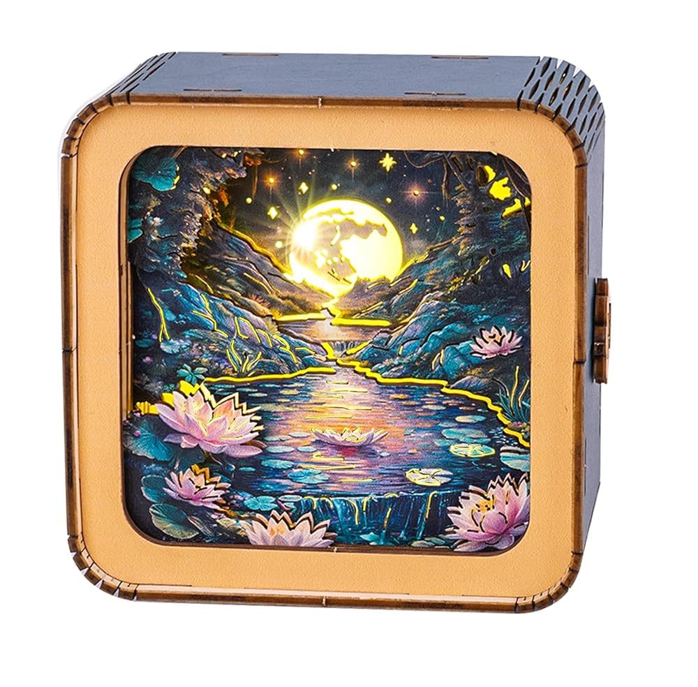 Moonlight over Lotus Pond
