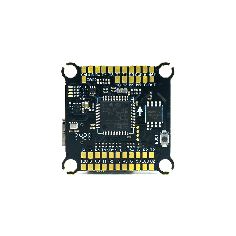 ARGUS PRO 80A+ ECO F722 Stack 8S With heat dissipating aluminum parts