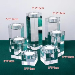 Column-shaped K9 crystal candlestick,MY SHOP,Column-shaped K9 crystal candlestick