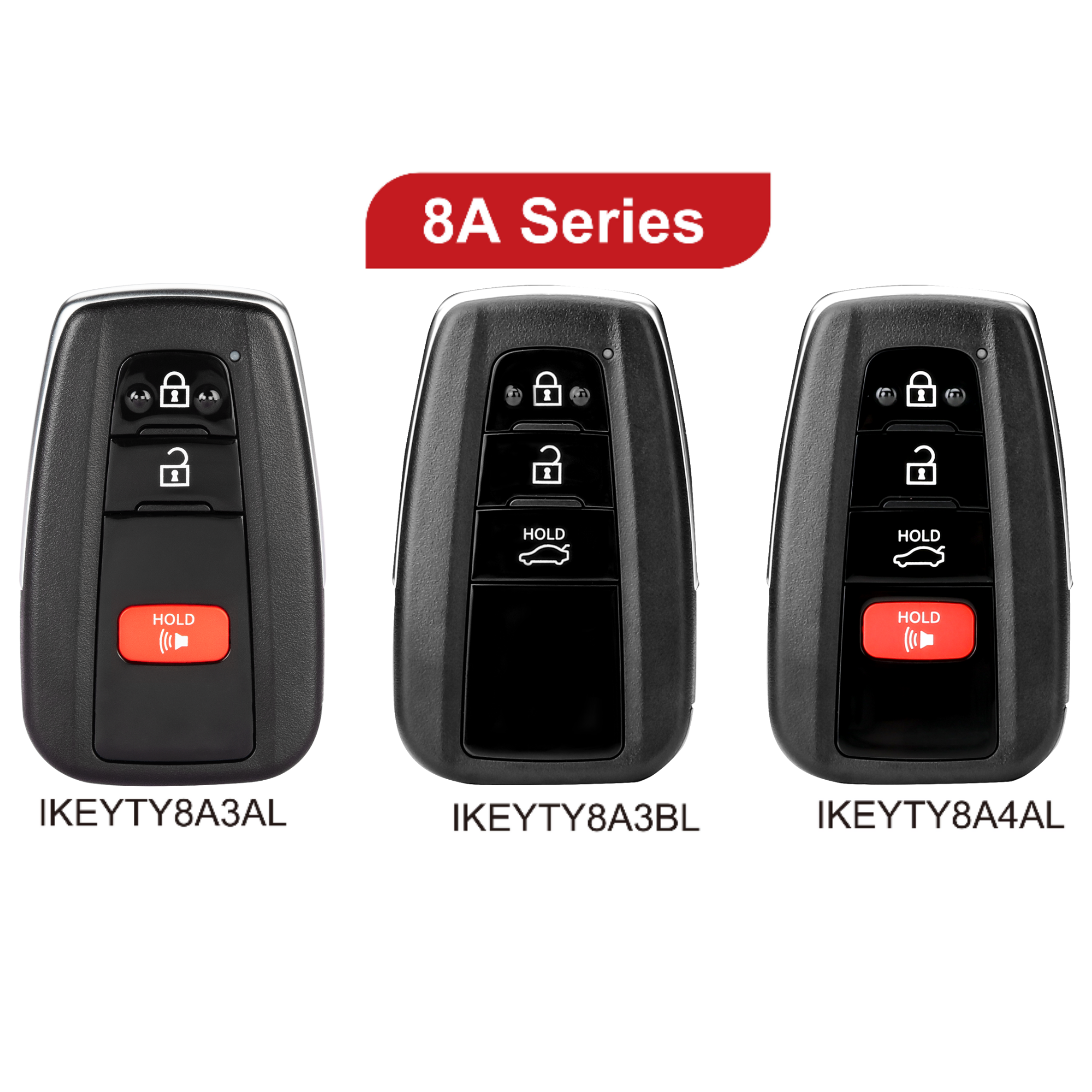 AUTEL 8A IKEY TY8A3AL TY8A3BL TY8A4AL Universal Smart Key 315/434Mhz