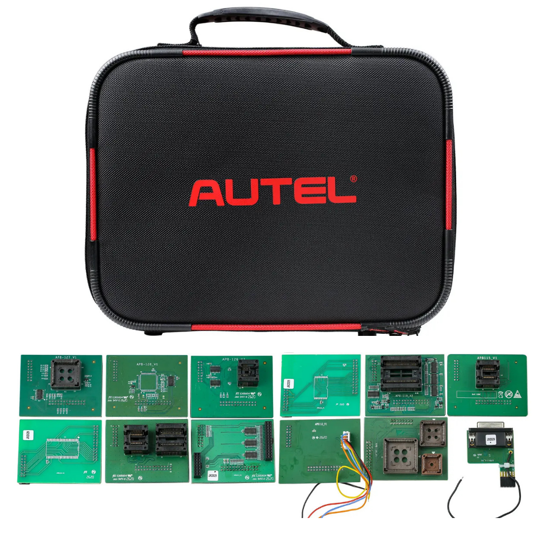 AUTEL MaxiIM IMKPA Adapter Kit 12 Adapters For MQB 5C 5D Key Programming BMW EWS3 Mercedes Benz NEC Key learning ESL W209/W906 read write erase