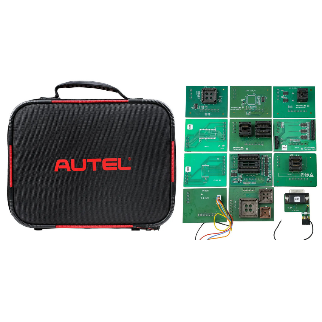 AUTEL MaxiIM IMKPA Adapter Kit 12 Adapters For MQB 5C 5D Key Programming BMW EWS3 Mercedes Benz NEC Key learning ESL W209/W906 read write erase
