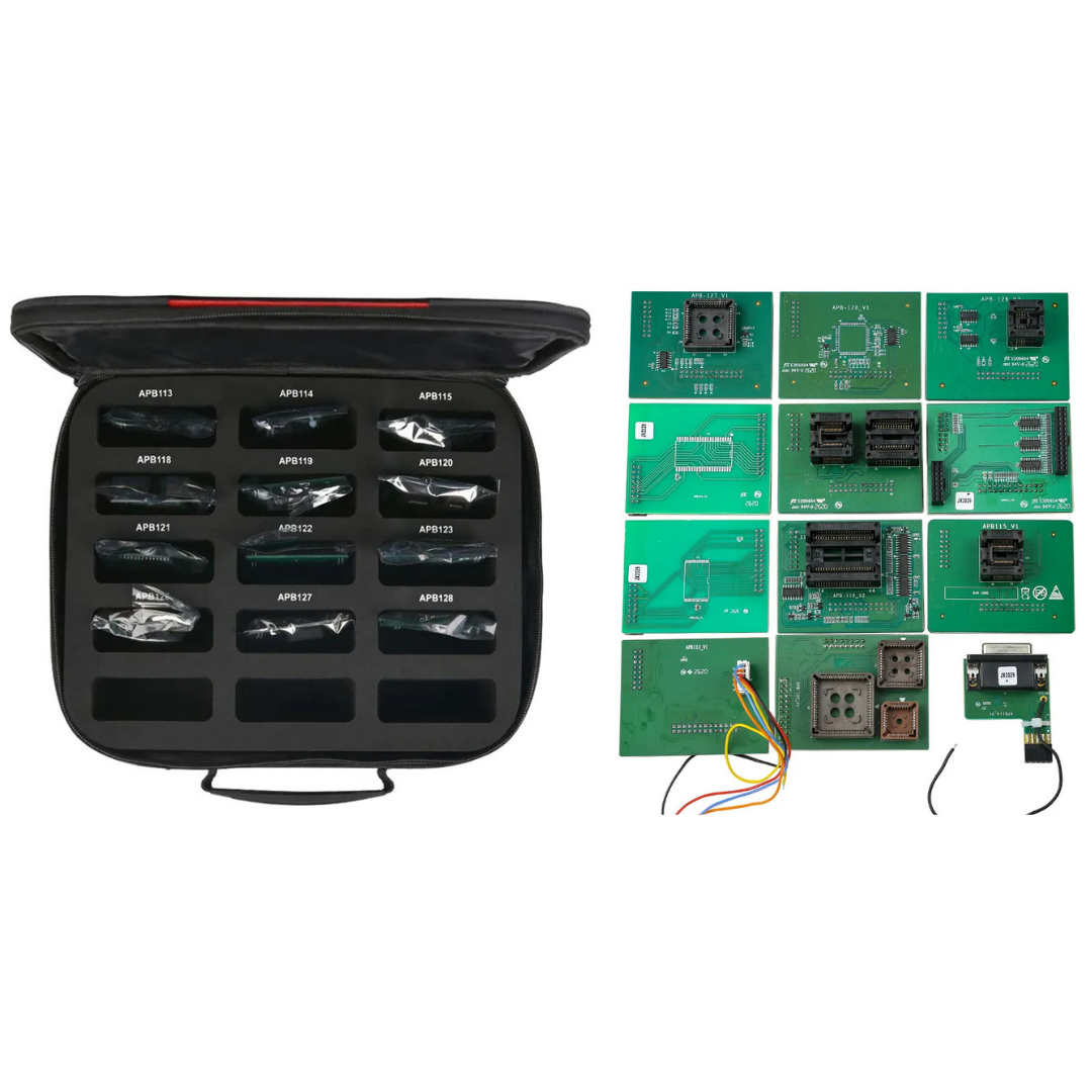 AUTEL MaxiIM IMKPA Adapter Kit 12 Adapters For MQB 5C 5D Key Programming BMW EWS3 Mercedes Benz NEC Key learning ESL W209/W906 read write erase