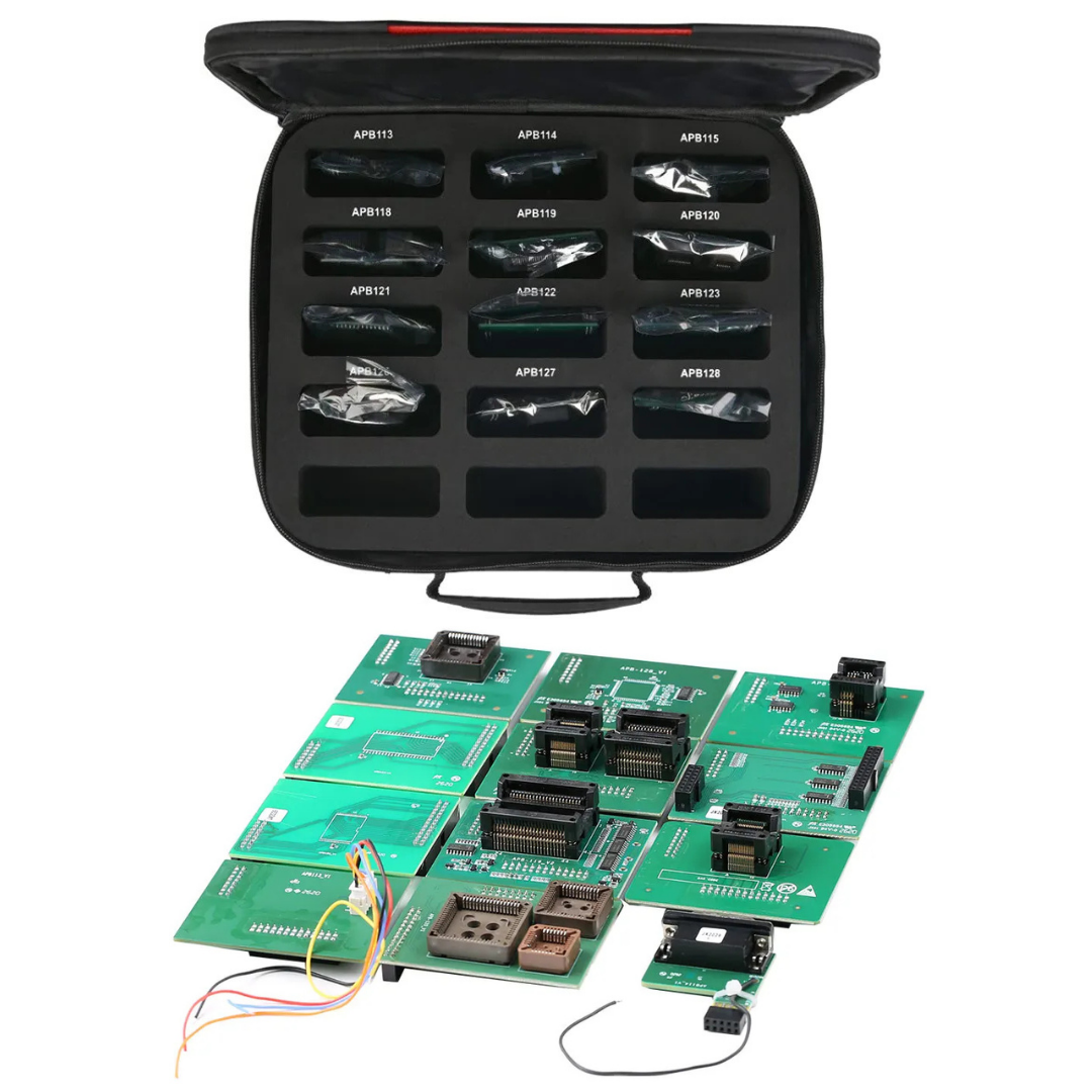 AUTEL MaxiIM IMKPA Adapter Kit 12 Adapters For MQB 5C 5D Key Programming BMW EWS3 Mercedes Benz NEC Key learning ESL W209/W906 read write erase
