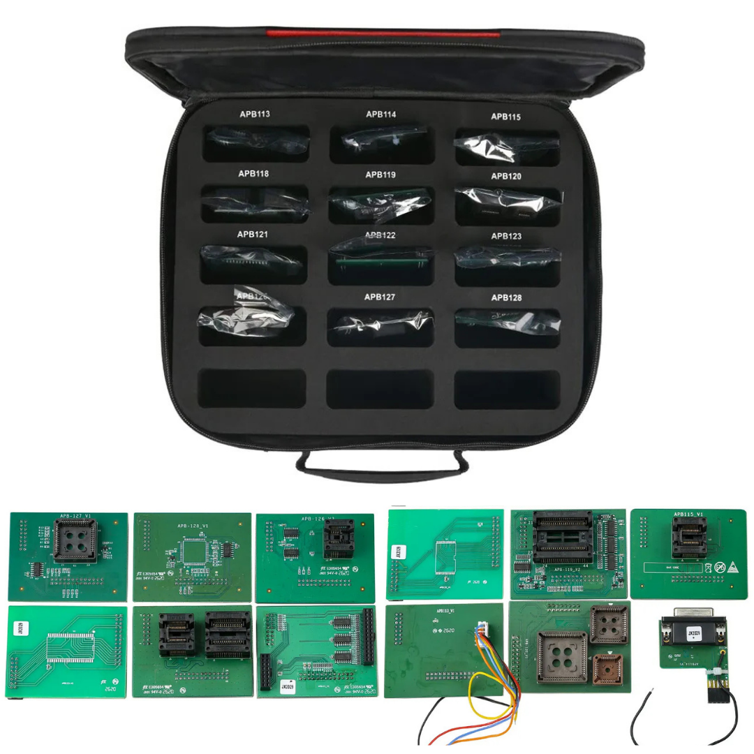 AUTEL MaxiIM IMKPA Adapter Kit 12 Adapters For MQB 5C 5D Key Programming BMW EWS3 Mercedes Benz NEC Key learning ESL W209/W906 read write erase