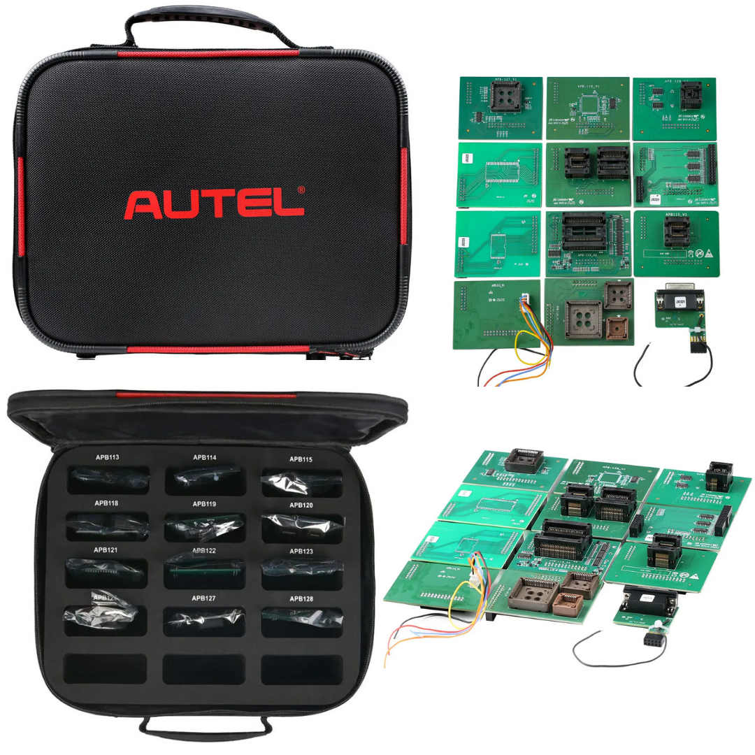 AUTEL MaxiIM IMKPA Adapter Kit 12 Adapters For MQB 5C 5D Key Programming BMW EWS3 Mercedes Benz NEC Key learning ESL W209/W906 read write erase
