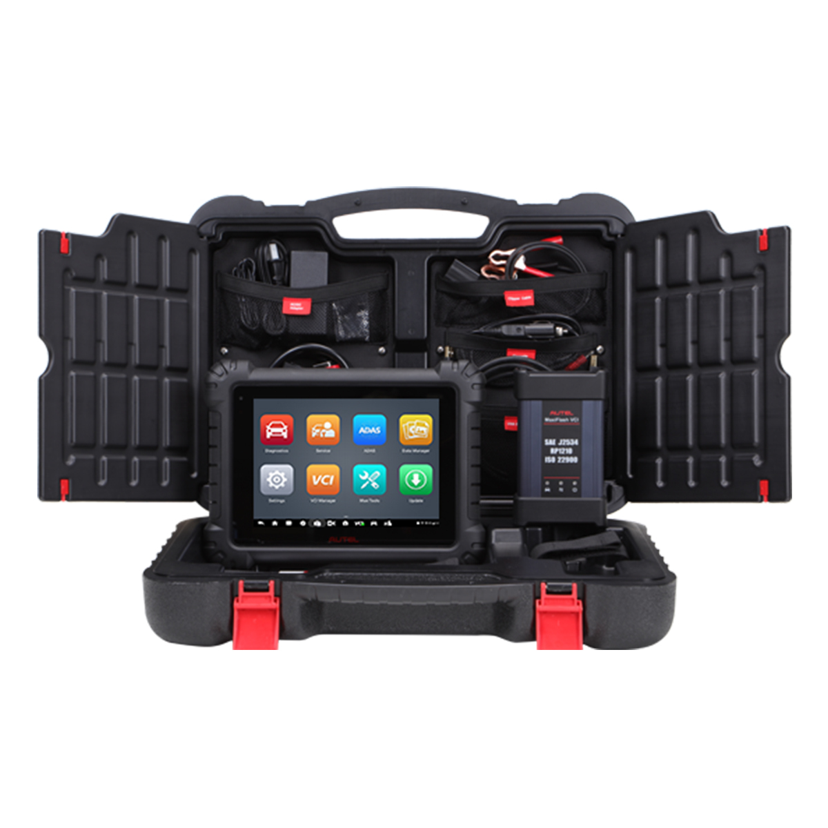 AUTEL MaxiSYS MS909 Diagnostic Topology Diagram Scanner ECU Programming Tablet with MaxiFlash VCI/J2534 ADAS Diagnostic Scanner