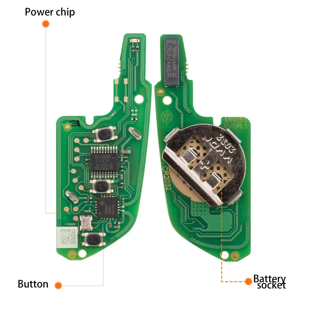 Xhorse XNLEX0EN VVDI Wireless Remote Xhorse Universal remote key With NXP Electronic Chip ID46 ID47