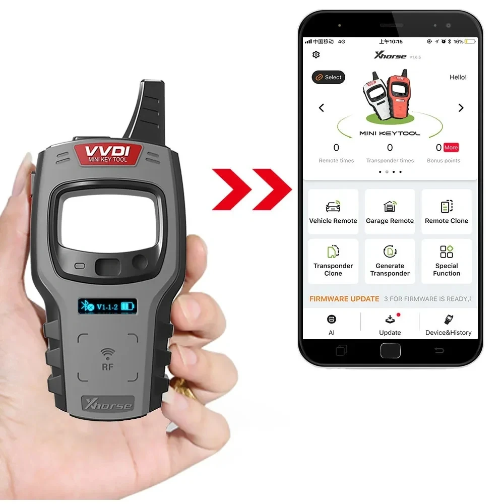 Xhorse VVDI MINI Key Tool Remote Programmer Global Version