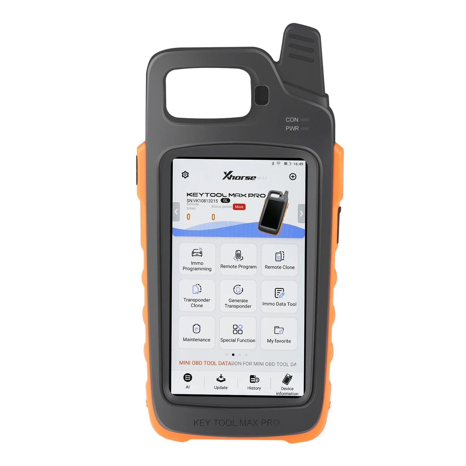 Xhorse VVDI Key Tool Max PRO Car remote Key Programmer Voltage Leakage Current Function TPMS Combine Mini OBD tool