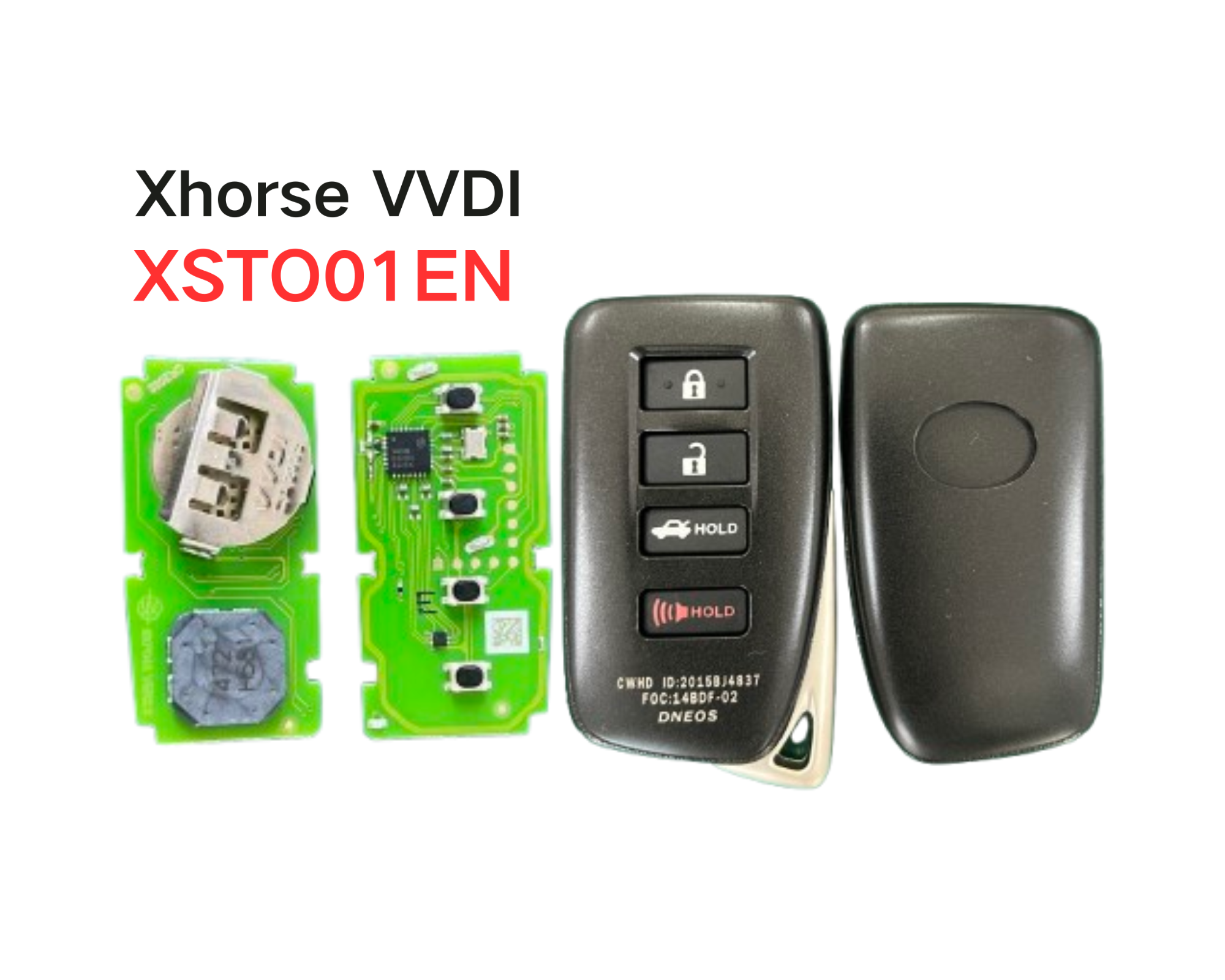 Xhorse XM38 XSTO01EN Toyota 8A/4D/4A VVDI smart key Xhorse Universal remote key