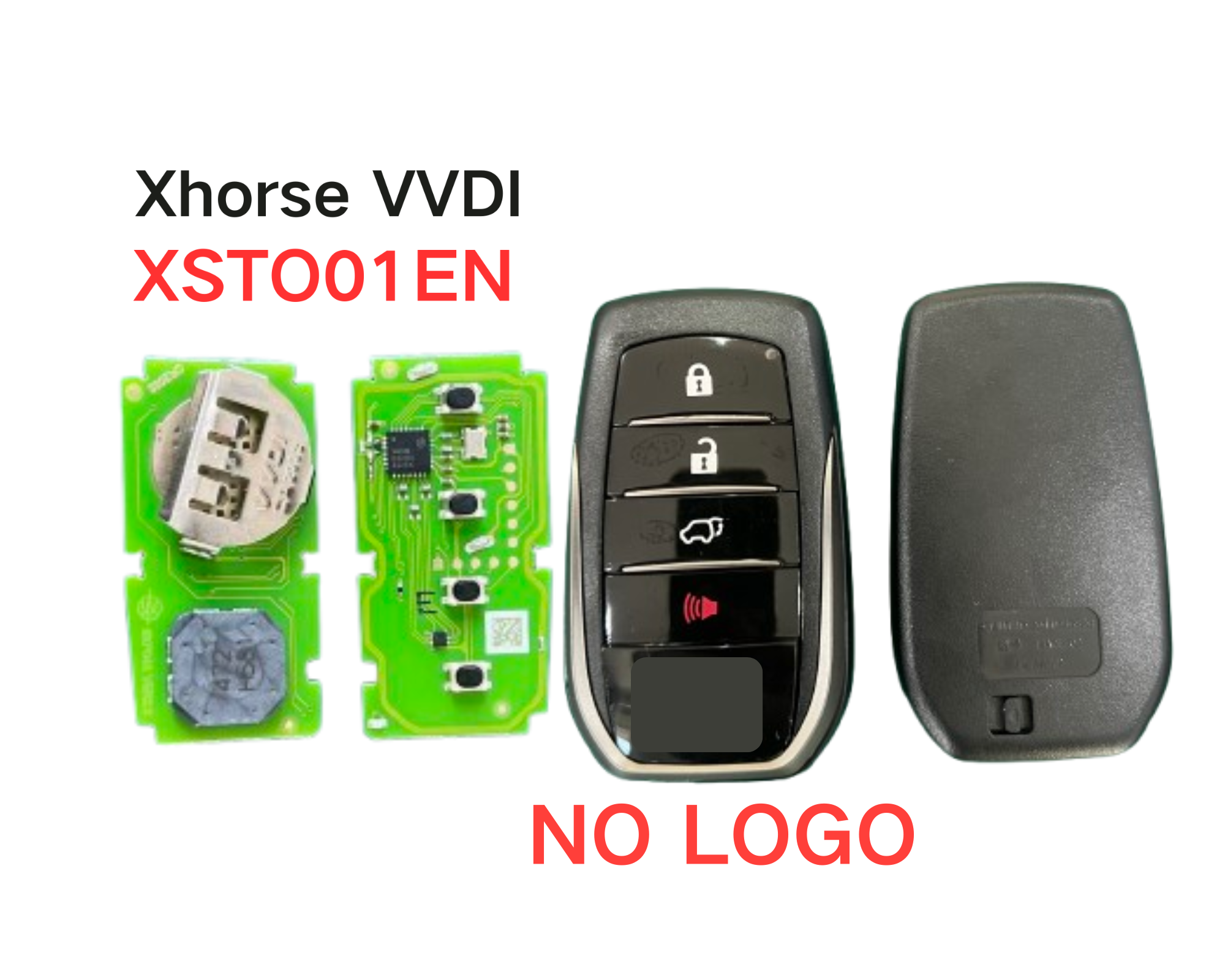 Xhorse XM38 XSTO01EN Toyota 8A/4D/4A VVDI smart key Xhorse Universal remote key