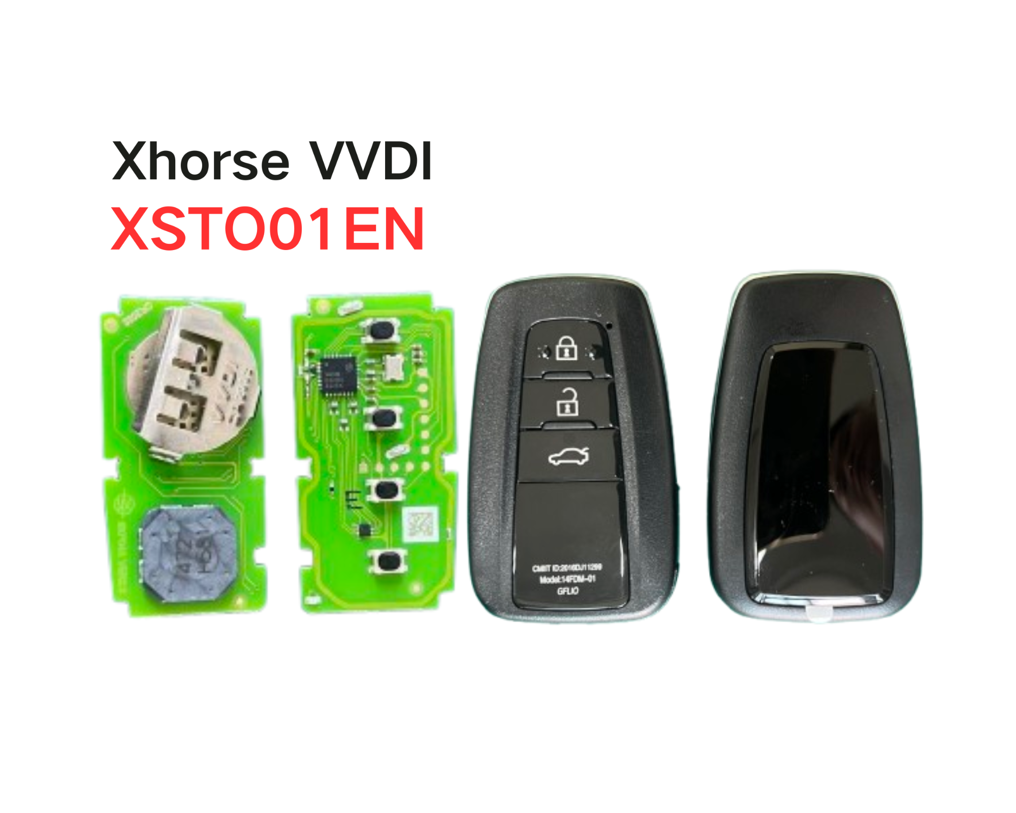 Xhorse XM38 XSTO01EN Toyota 8A/4D/4A VVDI smart key Xhorse Universal remote key