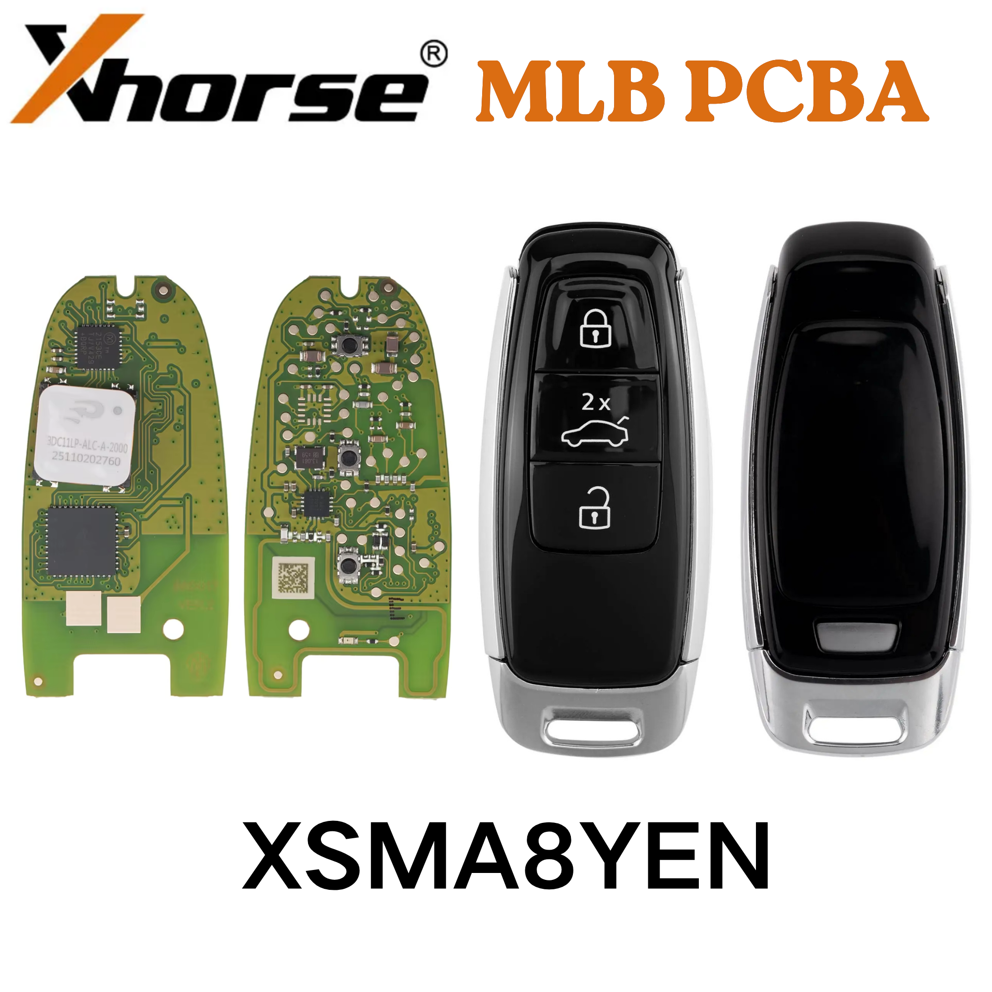 XHORSE XSMA4YEN AUDI A4 Style XSMA8YEN AUDI A8 Droplet Style XSMPSYEN PORSCHE Style New Version OEM Chip Solution MLB Special PCBA