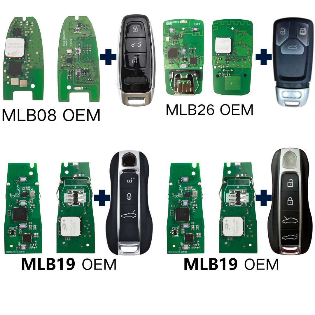 KeyDiy KD MLB08 MLB19 MLB26 OEM Solution PCB 434MHZ with shell for MLB system key programming AUDI A4 Q5 A6 A8 Porsche work with KDX4 KD X4 KD-X4