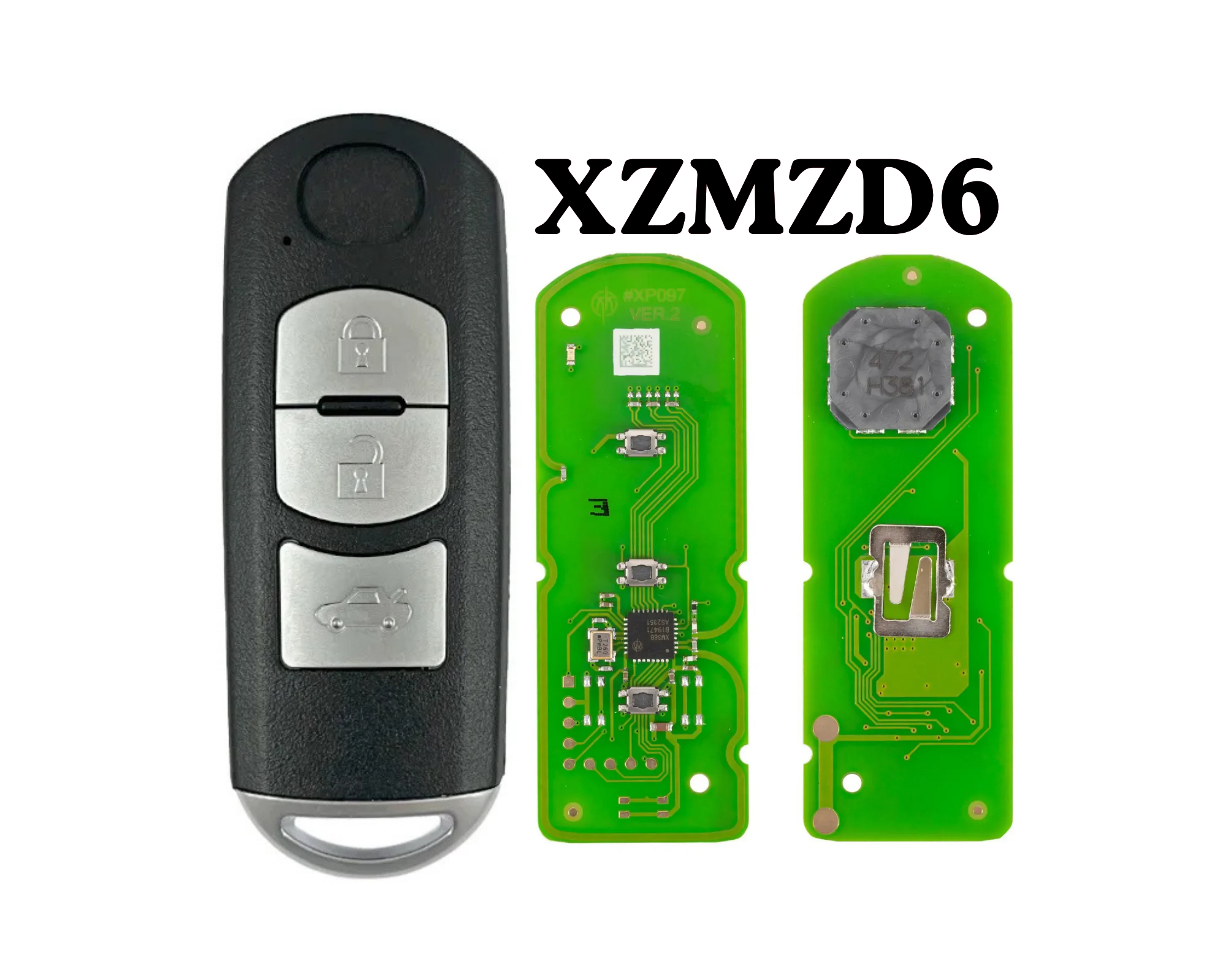 Xhorse Special Remote XZMZD6EN Board With shell For Mazda Keyless Models