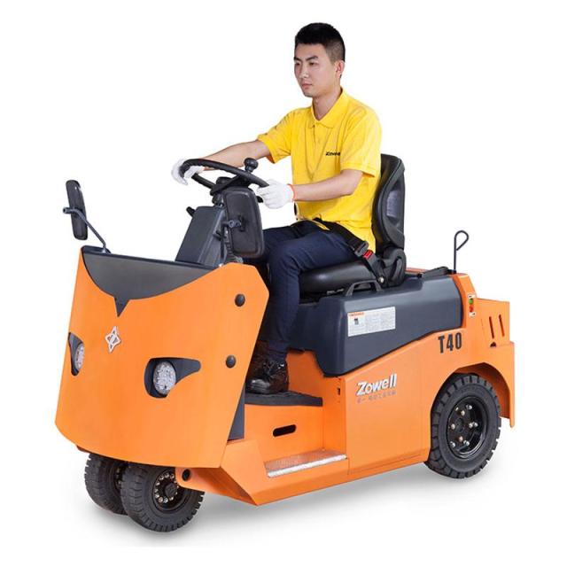 4 Ton Electric Tow Tractor with half closed cabin,Zowellvna,4 Ton Electric Tow Tractor with half closed cabin