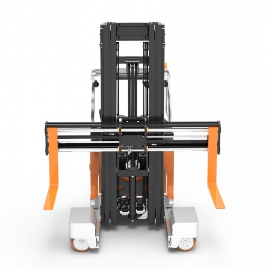 2.5 ton Electric Multi-directional Forklift with fork postioner attachment,Zowellvna,2.5 ton Electric Multi-directional Forklift with fork postioner attachment