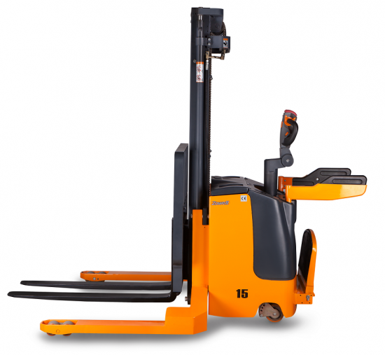 XEK 1.5 ton Standing Type Electric Straddle Stacker,Zowellvna,XEK 1.5 ton Standing Type Electric Straddle Stacker