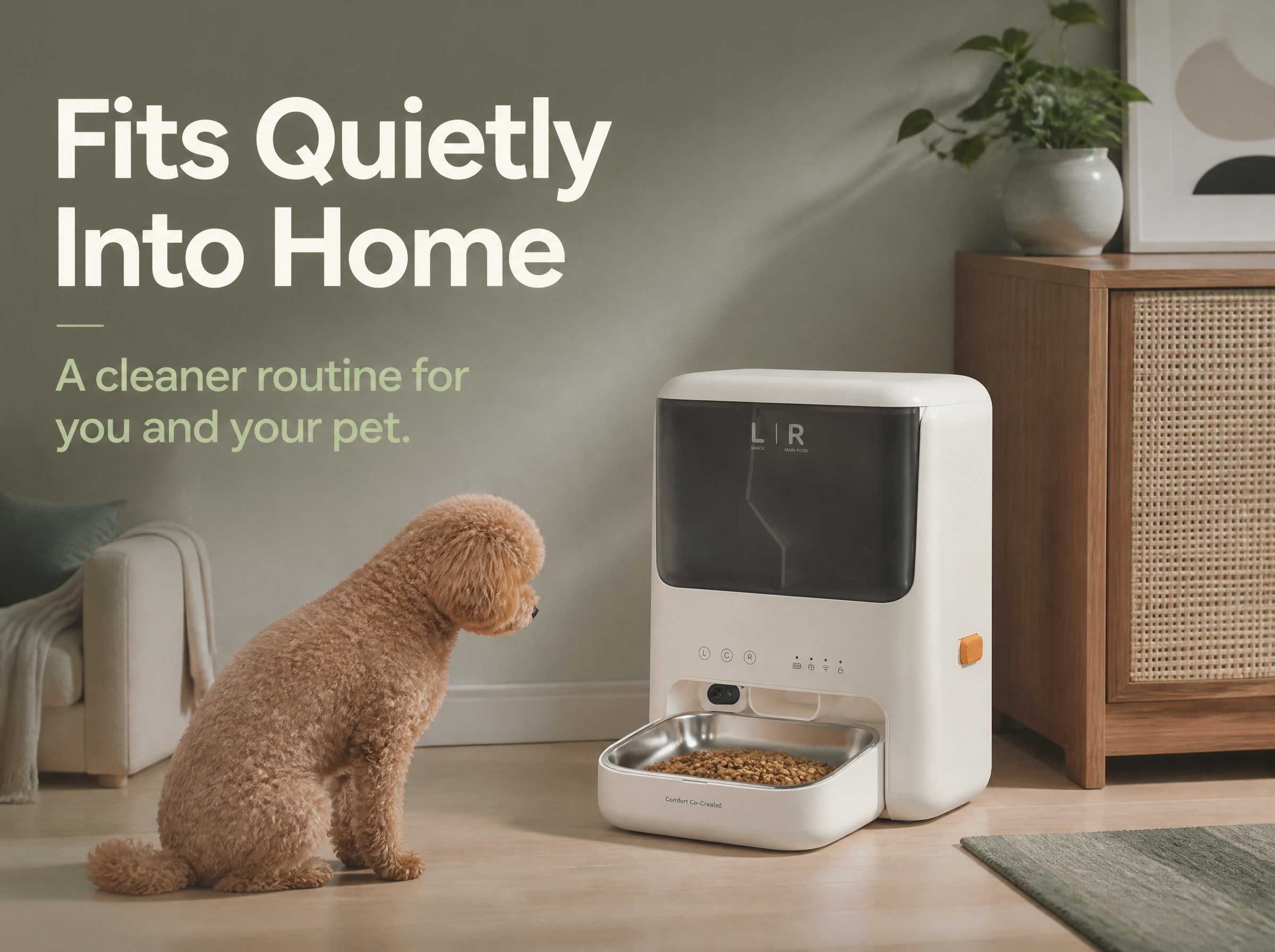 PN-CF03 Dual-Hopper Smart Pet Feeder with Camera & APP Control,Petpalfeed,PN-CF03 Dual-Hopper Smart Pet Feeder with Camera & APP Control