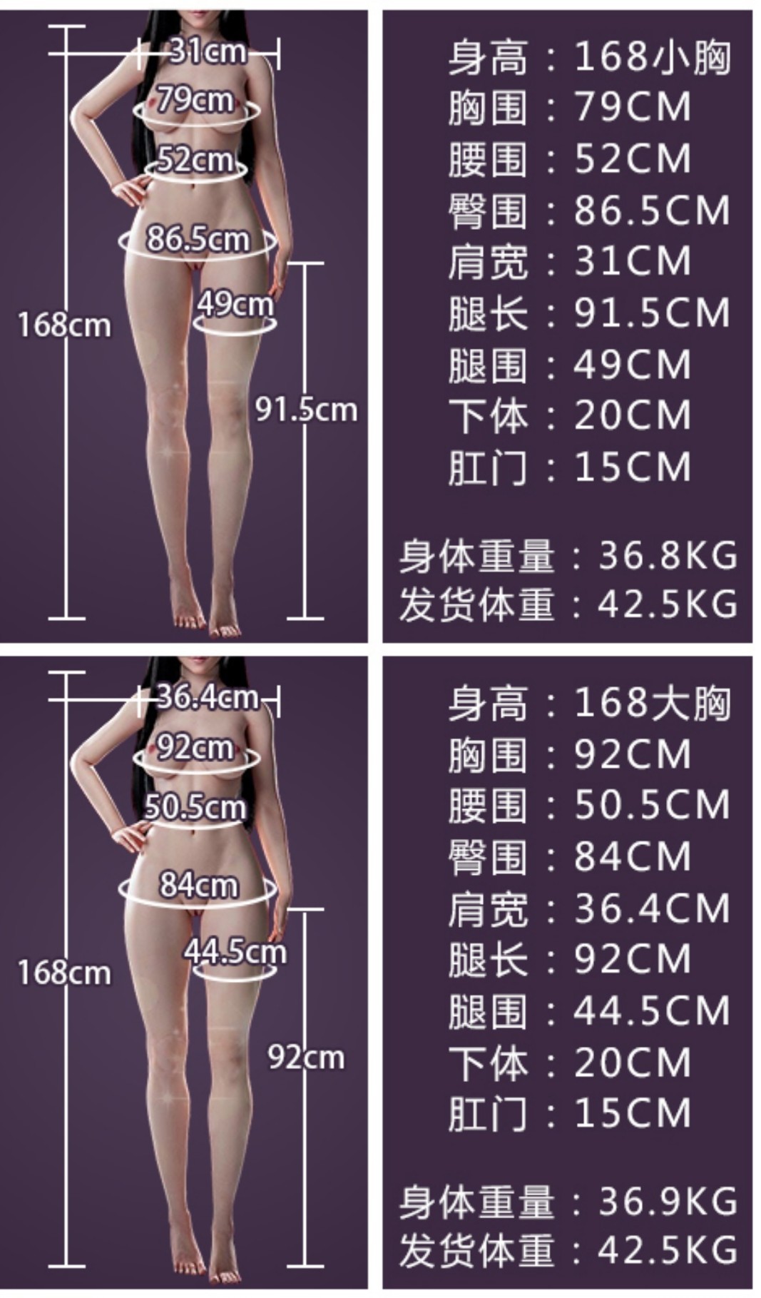 Detailed data for TPE,仿真实体娃娃工厂（马来西亚）产品展示,Detailed data for TPE