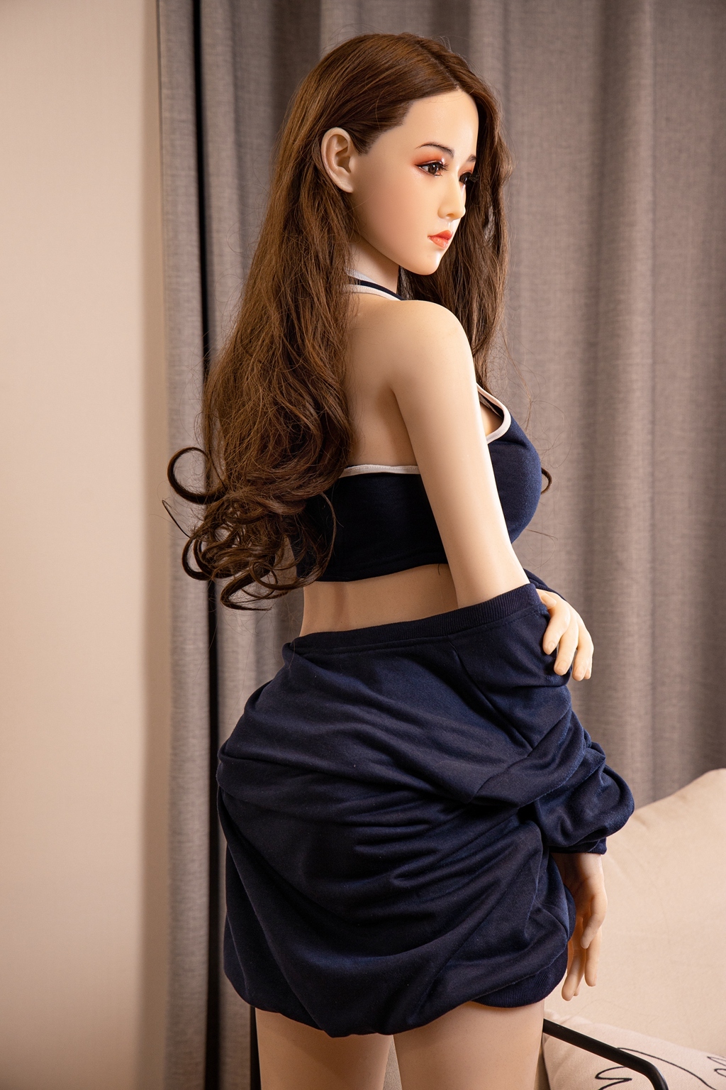Silicone hair transplant head,仿真实体娃娃工厂（马来西亚）产品展示,Silicone hair transplant head