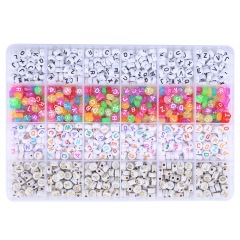 4‑Colors Alphabet Beads