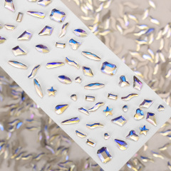 Moon‑Light Mixed Irregular Rhinestones 【Unit Price】