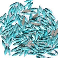 Teal‑Blue 3*11 Marquise Shape, Price Per Piece