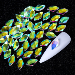 AB‑Iridescent 6*10 Multi‑Faceted Rhombus (Single‑piece Price)