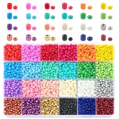 24‑Grid 4mm Seed Beads, about 6000 Pcs/Box