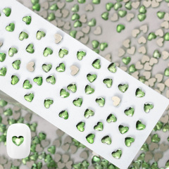 Light‑Green 5.5*6mm Heart