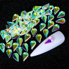 AB‑Iridescent 5*8 Teardrop (Single‑piece Price)