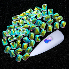 AB‑Iridescent 4*6 Long Octagon (Single‑piece Price)