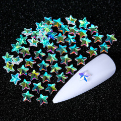 AB‑Iridescent 5*5 Five‑Pointed Star (Single‑piece Price)