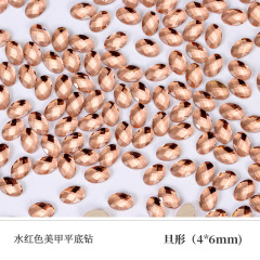 Water‑Red Oval 4*6mm (Sold Per Piece)