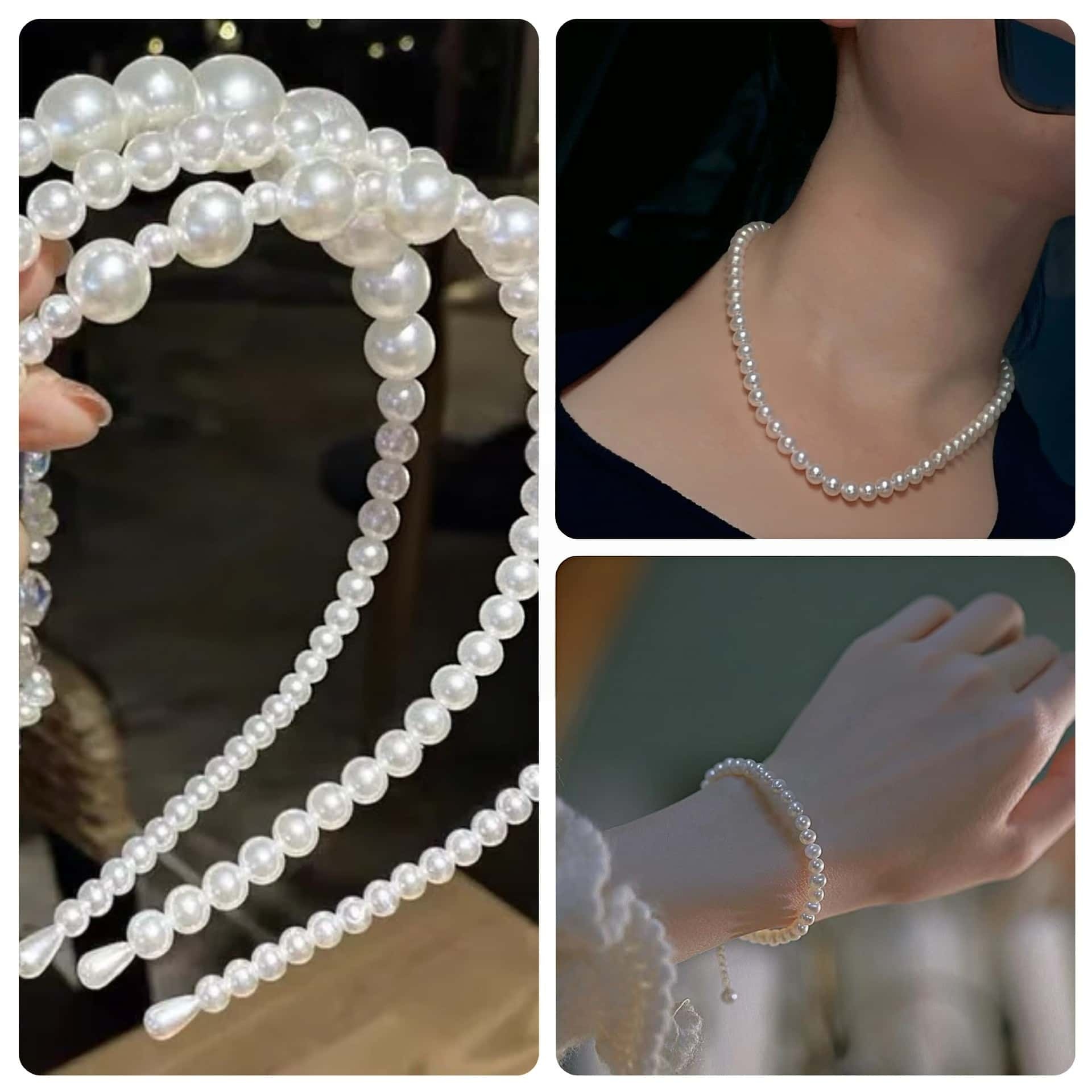 ABS Round Pearl Beads Kit,4‑12mm Mixed Sizes,about 370Pcs/box,10‑Grid Storage Box,DIY Handmade Jewelry‑Making Accessories