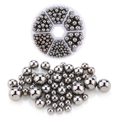 6‑Grid Solid Mineral‑Black Pearls