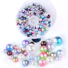 6‑Grid Iridescent Pearls
