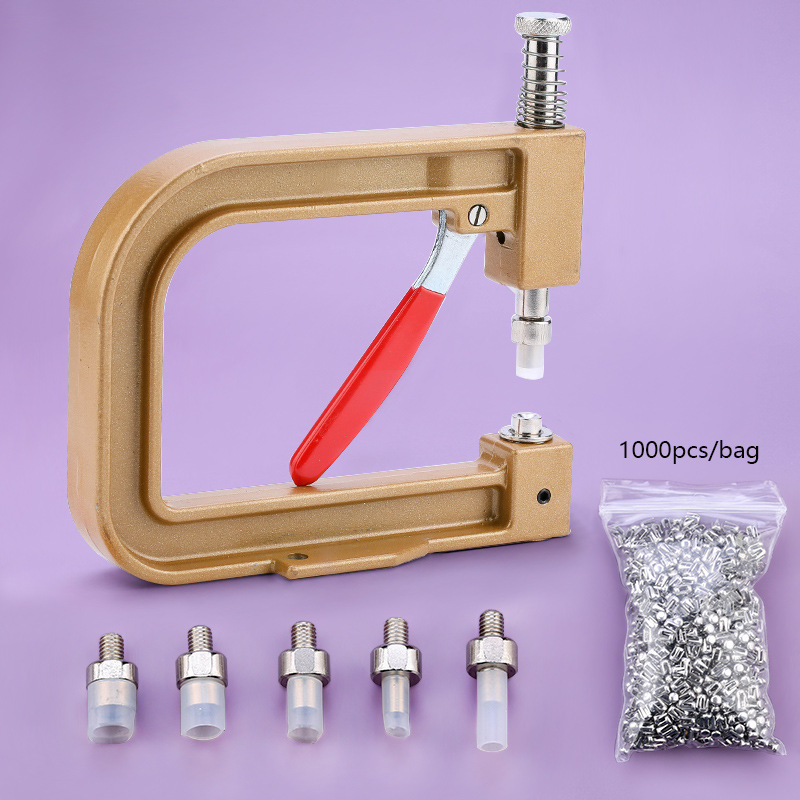Manual Pearl Setting Machine, DIY Rivet Beading Tool Kit for Clothing, Bags, Shoes & Hats