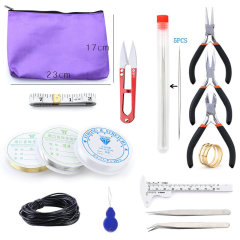 Set 14‑ Purple Bag Tools Kit, Random‑Color Scissors