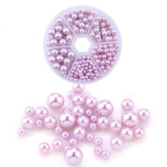 6‑Grid Solid Light‑Purple Pearls