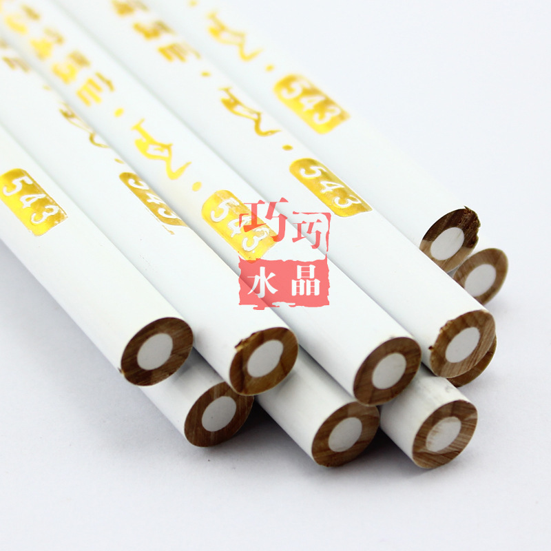 跨境热销白色 无LOGO蜡芯粘性 点钻笔 指甲装饰钻石画diy饰品配件