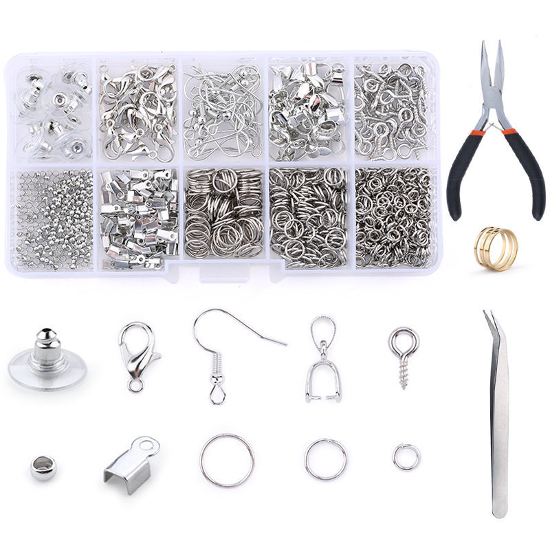 DIY Jewelry Making Sets, Metal Jewelry Findings, DIY Craft Supplies With Tools Kit