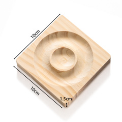 Solid Wood Bracelet Tray‑Square /72g