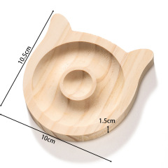 Solid Wood Bracelet Tray‑Cat /53g