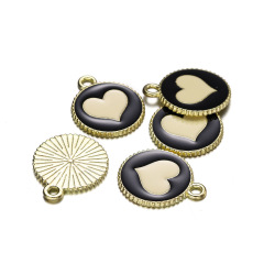 Black Base‑Yellow Heart